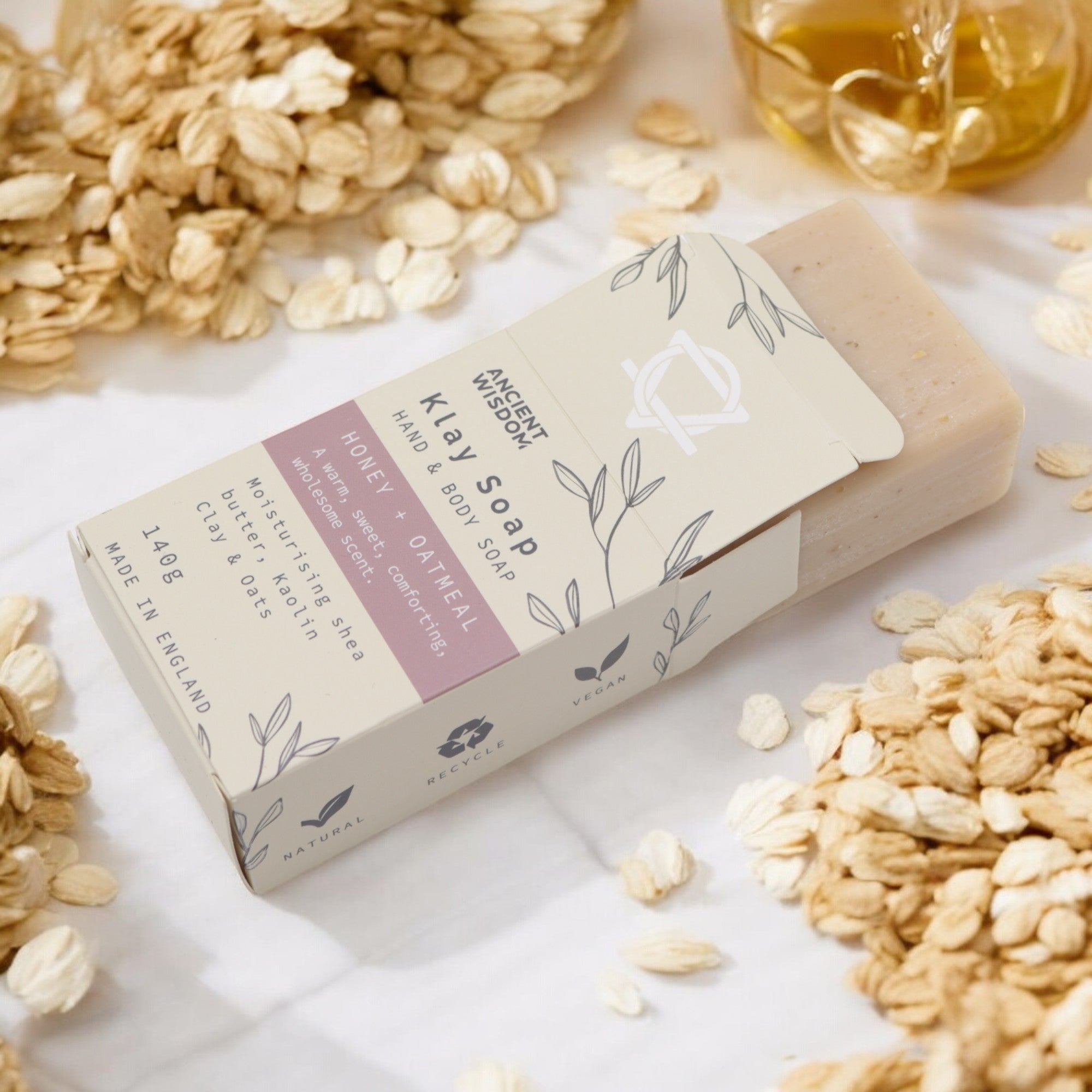 Klay Soap - Honey & Oatmeal